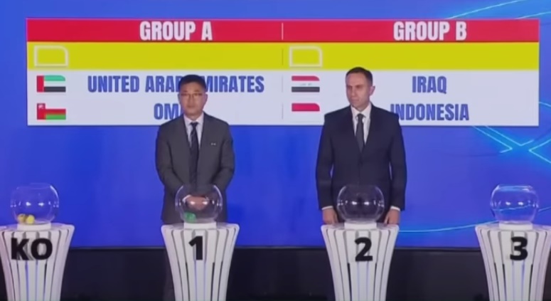 Timnas Indonesia Satu Grup dengan Arab Saudi dan Irak